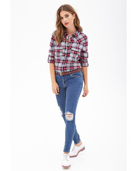 Forever 21 Western Inspired Plaid Flannel