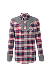 DSQUARED2 Checked Studded Shirt