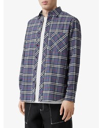 Burberry Small Scale Check Stretch Cotton Shirt