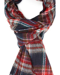 Forever 21 Frayed Plaid Scarf