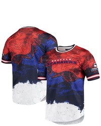 PRO STANDARD Navyred Seattle Seahawks Americana Dip Dye T Shirt