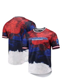 PRO STANDARD Navyred Washington Football Team Americana Dip Dye T Shirt