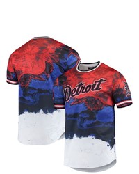 PRO STANDARD Redroyal Detroit Tigers Red White And Blue Dip Dye T Shirt At Nordstrom