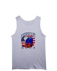 Artsmith Inc Tank Top American Made Country Cowboy Boots And Hat