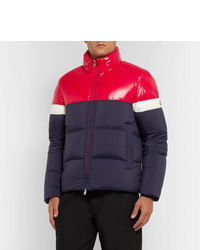 Moncler Konic Slim Fit Colour Block Quilted Shell Down Jacket