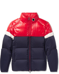 Moncler Konic Slim Fit Colour Block Quilted Shell Down Jacket