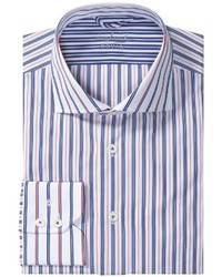 Van Laack Rivara Pattern Shirt Tailor Fit French Front Long Sleeve