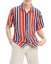 Tommy Jeans Relaxed Fit Stripe Camp Shirt