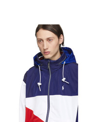 Polo Ralph Lauren Blue And Red Chariots Jacket