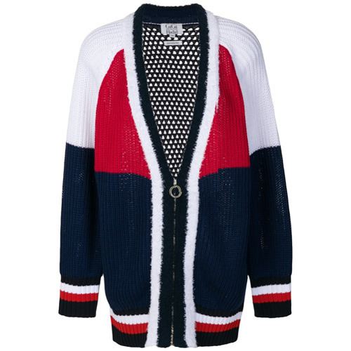 tommy hilfiger red cardigan