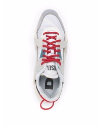 Diesel Layered Leather Sneakers