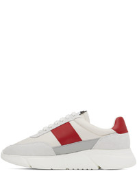 Axel Arigato Off White Red Genesis Vintage Runner Sneakers