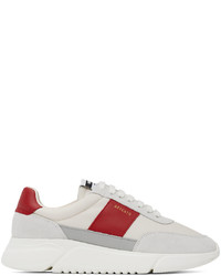 Axel Arigato Off White Red Genesis Vintage Runner Sneakers