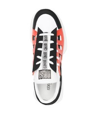 Roberto Cavalli Panelled Low Top Sneakers