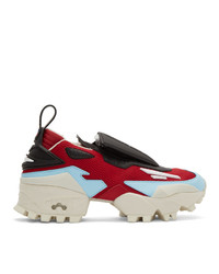 Reebok By Pyer Moss Red And Blue Experit 4 Sneakers