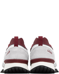 Reebok Classics White Burgundy Lx2200 Sneakers
