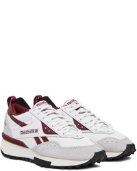 Reebok Classics White Burgundy Lx2200 Sneakers