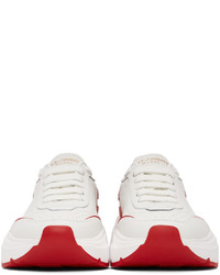 Dolce & Gabbana White Red Daymaster Sneakers