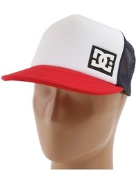 White and Red Baseball Cap