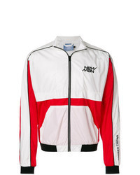 White and Red Bomber Jacket
