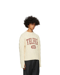 Telfar Off White Thumbhole Sweater