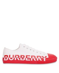 Burberry Logo Two Tone Low Top Sneakers