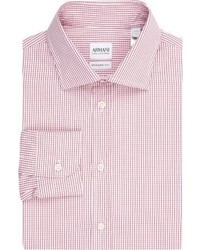Armani Collezioni Graph Check Shirt Pink