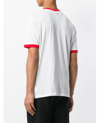 Off-White Contrast Trim T Shirt