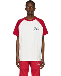 Rhude Red White Raglan T Shirt