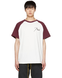 Rhude White Embroidered T Shirt