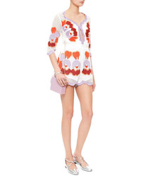Alice McCall White Embroidered Never Ever Playsuit