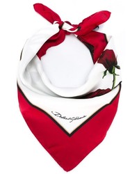 Dolce & Gabbana Rose Print Scarf