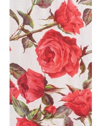 Dolce & Gabbana Dolcegabbana Floral Print Modal Cashmere Scarf