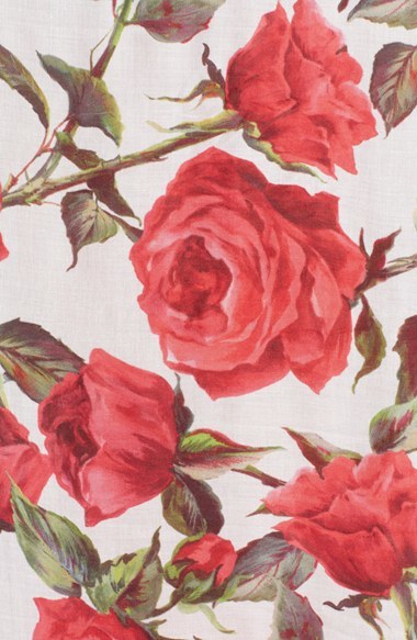 Dolce & Gabbana Dolcegabbana Floral Print Modal Cashmere Scarf, $695, Nordstrom