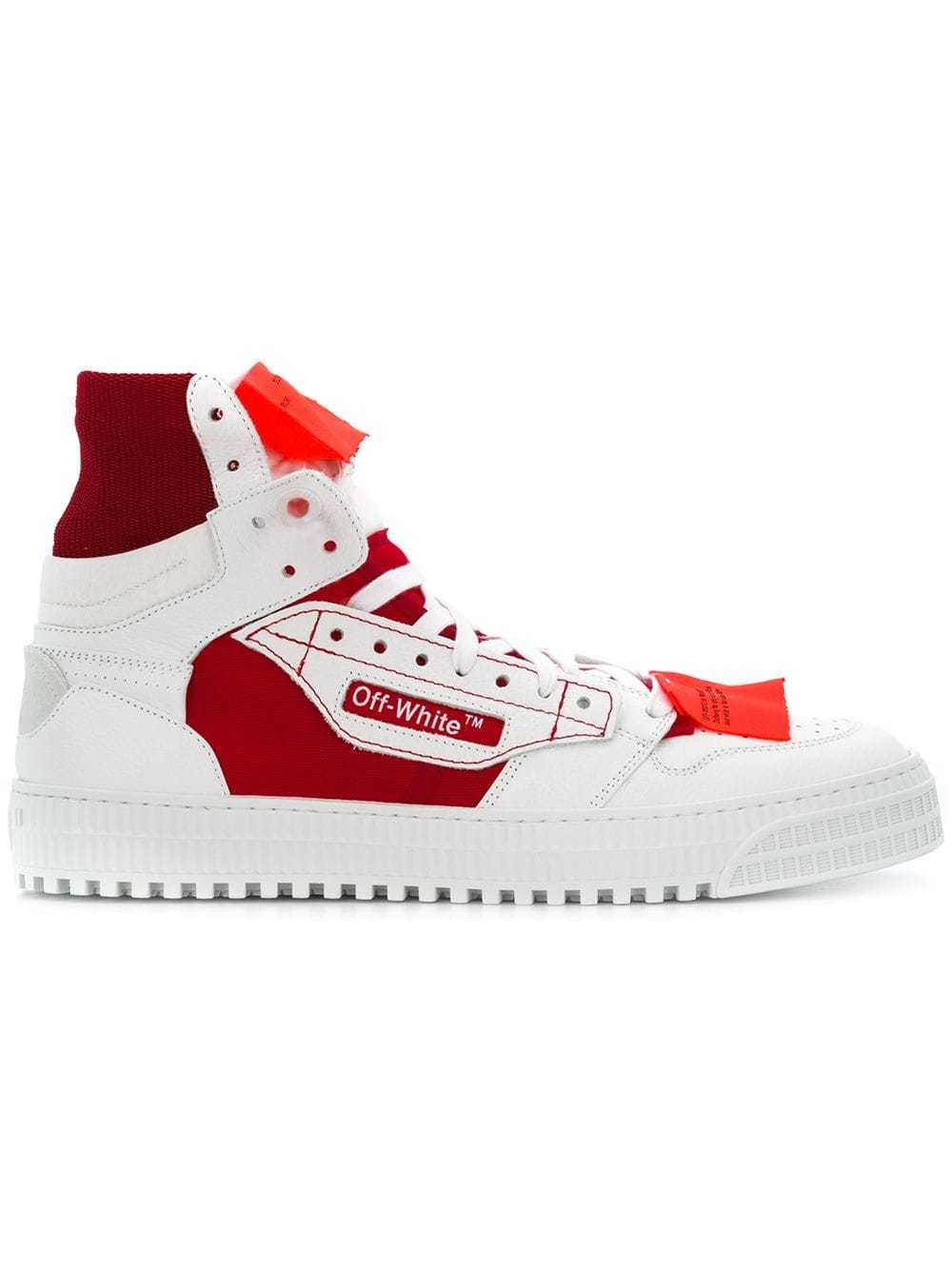 Off-White High Top Sneakers, $469 | farfetch.com | Lookastic