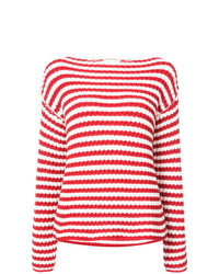Mansur Gavriel Striped Boatneck Sweater