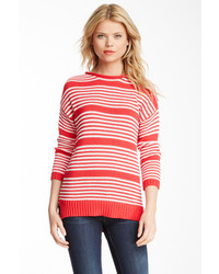 Romeo & Juliet Couture Striped Oversized Sweater