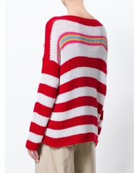 Ermanno Scervino Striped Star Patch Sweater