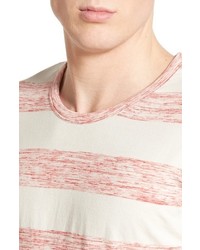 1901 Elwah Trim Fit Heathered Stripe Crewneck T Shirt
