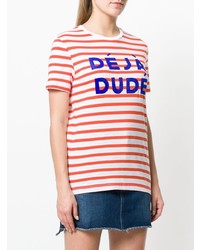 Être Cécile Dj Dude Striped T Shirt