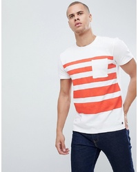Esprit Heavyweight Stripe T Shirt With Pocket