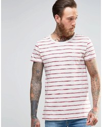 Lee Stripe Print T Shirt