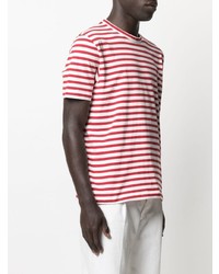 Eleventy Striped Cotton T Shirt