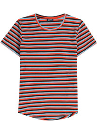 Jil Sander Navy Striped Cotton T Shirt