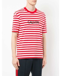 CK Calvin Klein Striped Logo T Shirt