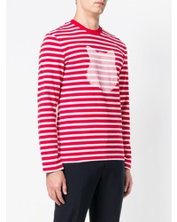 MAISON KITSUNÉ Maison Kitsun Horizontal Stripe T Shirt