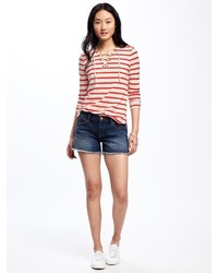 Old Navy Relaxed Lace Up Top For