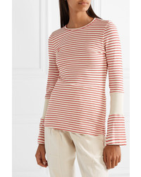 Bassike Striped Cotton Top