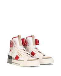 Dolce & Gabbana 2zero Panelled High Top Sneakers