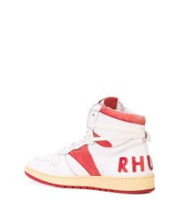 Rhude Bball Hi Top Sneakers